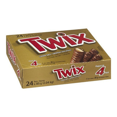 TWIX Twix Chocolate Bars, 2 Piece, 85G | 24UN/Unit, 1 Unit/Case