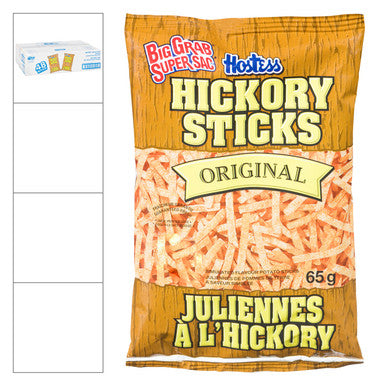 Hostess Hickory Sticks Chips | 65G/Unit, 48 Units/Case