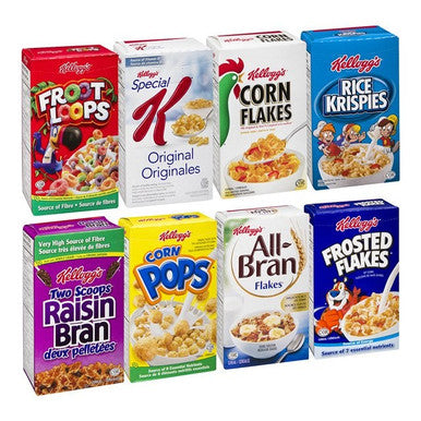 Kellogg's Assorted Cereal, Portion | 30.1G/Unit, 70 Units/Case