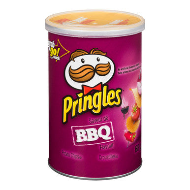 Pringles Crisp Barbeque Potato Chips, Pringles | 68G/Unit, 12 Units/Case