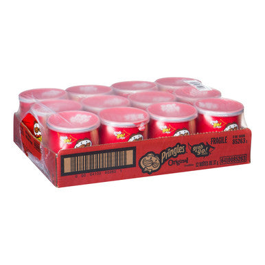 Pringles Regular Potato Chips, Small Can | 37G/Unit, 12 Units/Case