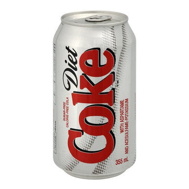 Coca Cola Diet Coca Cola Soft Drink, Can | 355ML/Unit, 24 Units/Case