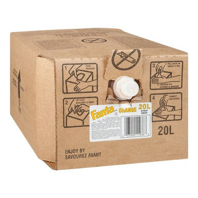 Fanta Orange Fanta Soft Drink, Bib | 20L/Unit, 1 Unit/Case