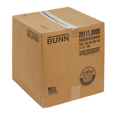 BUNN Paper Coffee Filters, 20X8In | 250UN/Unit, 1 Unit/Case
