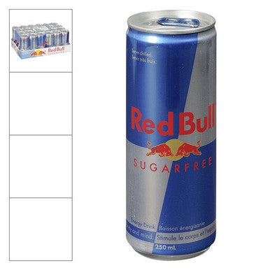 Red Bull Sugar Free Red Bull Energy Drink, Can | 250ML/Unit, 24 Units/Case