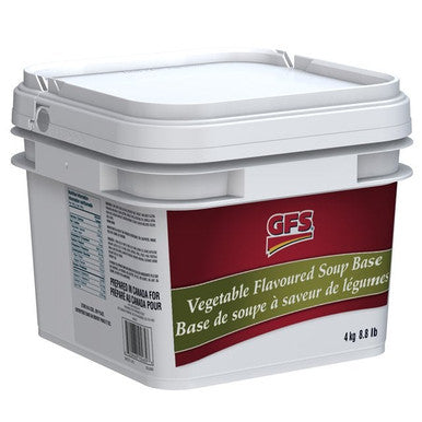 Gordon Choice GFS Vegetable Soup Base, 25 Percent Less Sodium, No Added Msg, Reduced Sodium | 4KG/Unit, 1 Unit/Case