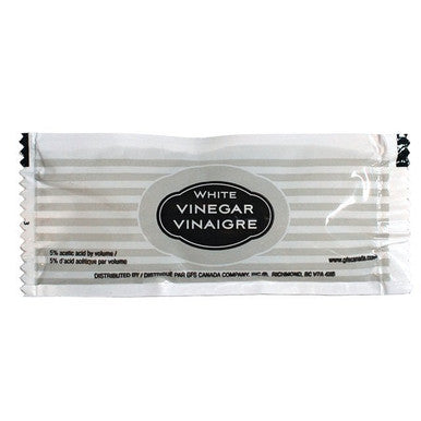 Gordon Choice GFS White Vinegar, Portion | 9G/Unit, 500 Units/Case