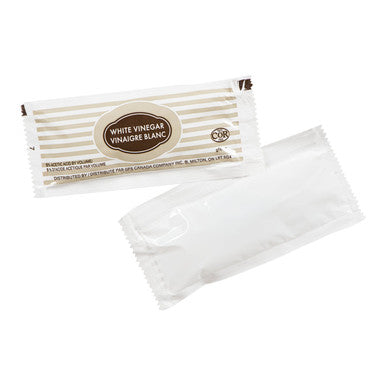 Gordon Choice GFS White Vinegar, Portion | 9G/Unit, 500 Units/Case