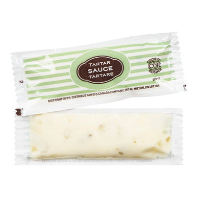 Gordon Choice GFS Tartar Sauce, Portion, Trans Fat Compliant | 12G/Unit, 500 Units/Case