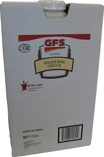 Gordon Choice GFS High Oleic Frymore Canola Oil, Jib, No Trans Fat | 17.3L/Unit, 1 Unit/Case