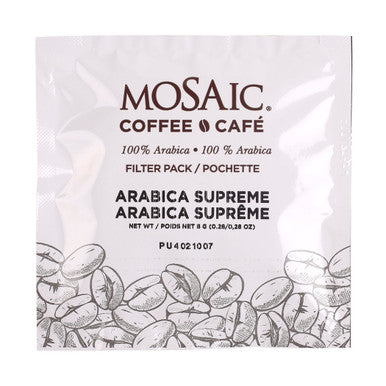 Mosaic Supreme Medium Arabica Coffee | 0.28Z/Unit, 300 Units/Case