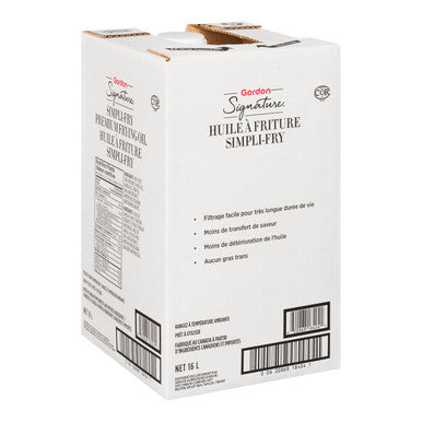 Gordon Signature Simpli-Fry Premium Frying Oil | 16L/Unit, 1 Unit/Case