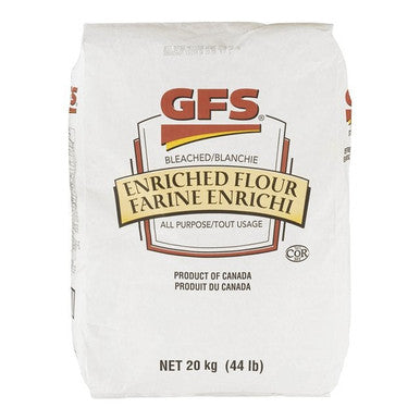 GFS Bleached All Purpose Flour, Trans Fat Compliant | 20KG/Unit, 1 Unit/Case