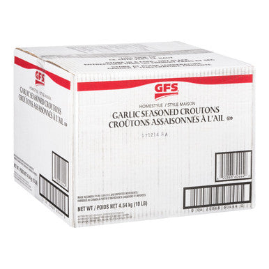 Gordon Choice GFS Garlic Croutons, Homestyle | 4.54KG/Unit, 1 Unit/Case