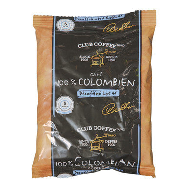 Club Coffee Decafinated Colombian Coffee | 2.25Z/Unit, 42 Units/Case