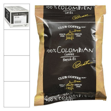 Club Coffee Colombian Coffee, 2.25oz | 2.25Z/Unit, 42 Units/Case