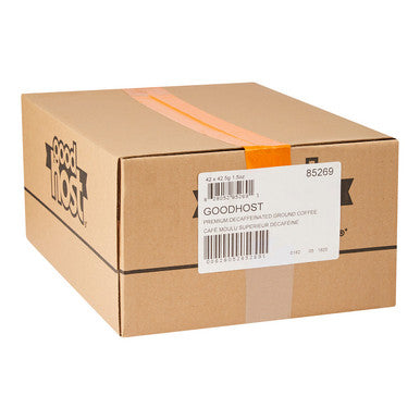 Goodhost Decafinated Premium Coffee, 1.5oz | 1.5Z/Unit, 42 Units/Case