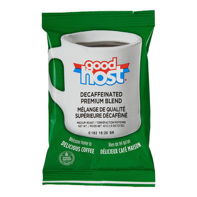 Goodhost Decafinated Premium Coffee, 1.5oz | 1.5Z/Unit, 42 Units/Case