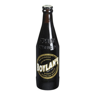Boylan's Original Birch Beer Soft Drink, Soda | 355ML/Unit, 24 Units/Case