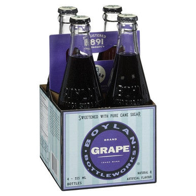 Boylan's Grape Soft Drink | 355ML/Unit, 24 Units/Case