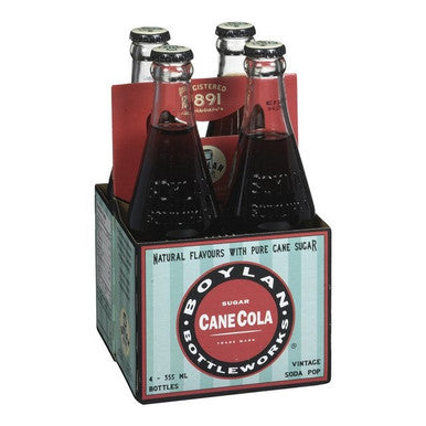 Boylan's Sugar Cane Soft Drink, Glass | 355ML/Unit, 24 Units/Case