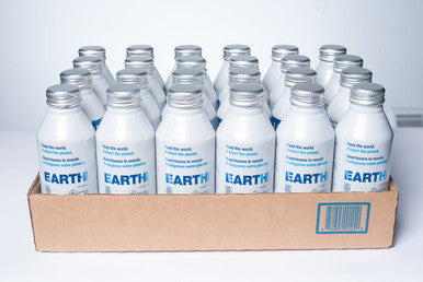 Earth Water Spring Water, Aluminium Bottle | 473ML/Unit, 24 Units/Case
