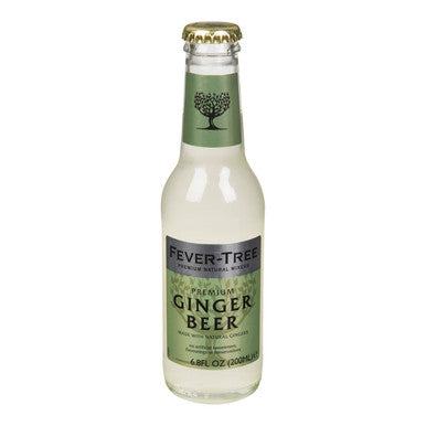Fever Tree Ginger Beer Soft Drink, Glass | 200ML/Unit, 24 Units/Case