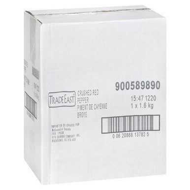 Trade East Crushed Red Chili Pepper, Spice | 1.6KG/Unit, 1 Unit/Case