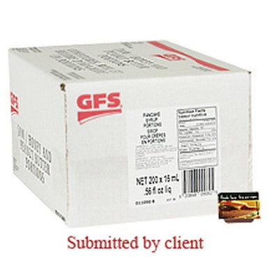 Gordon Choice GFS Pancake Syrup, Portion | 16ML/Unit, 200 Units/Case