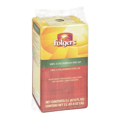 Folgers Colombian Decafinated Coffee, 100 Percent, Frozen | 2L/Unit, 2 Units/Case