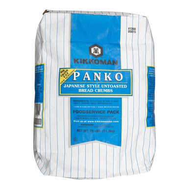 Kikkoman Untoasted Panko Bread Crumbs, Bag | 25LB/Unit, 1 Unit/Case