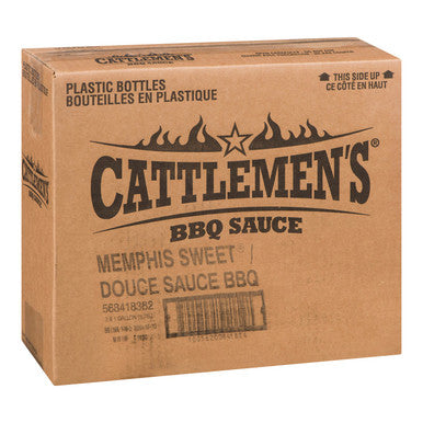 Cattleman's Memphis Sweet Barbeque Sauce | 3.78L/Unit, 2 Units/Case