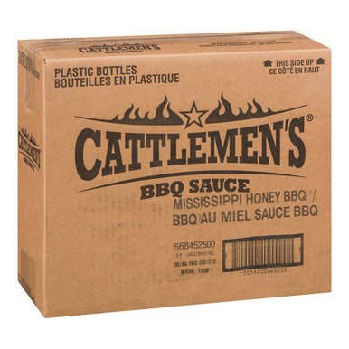 Cattleman's Mississippi Style Honey BBQ Sauce | 3.78L/Unit, 2 Units/Case