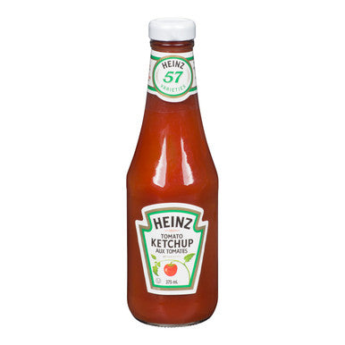 Heinz Ketchup, Glass Bottle | 375ML/Unit, 24 Units/Case