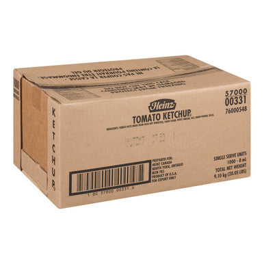 Heinz Ketchup, Portion | 8ML/Unit, 1000 Units/Case