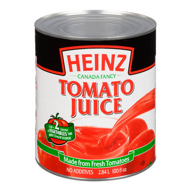 Heinz Canada Fancy Tomato Juice Can Bulk Food Service | 2.84L/Unit, 6 Units/Case