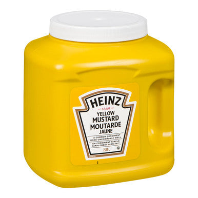 Heinz Yellow Mustard, Big Plastic | 2.84L/Unit, 4 Units/Case