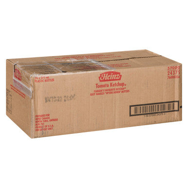 Heinz Ketchup, Upside Down Squeeze Bottle | 375ML/Unit, 24 Units/Case