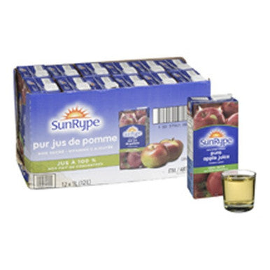 Sunrype Pure Apple Juice, Nfc 1L | 1L/Unit, 12 Units/Case