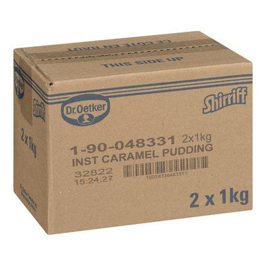 Dr Oetker Shirriff Pudding Mix Caramel Instant 1L/2.20Lbs (2/Case)-Canadian Made