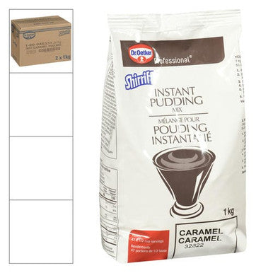Dr Oetker Shirriff Pudding Mix Caramel Instant 1L/2.20Lbs (2/Case)-Canadian Made