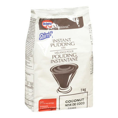 Dr Oetker Shirriff Pudding Coconut Cream Instant 1L/2.20Lbs (2/Case)-Canadian Made