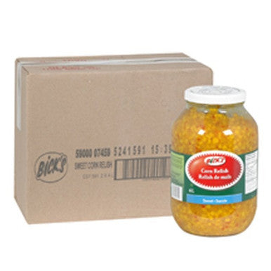Bicks Sweet Corn Relish | 4L/Unit, 2 Units/Case