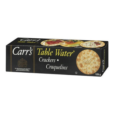 Carr's Table Water Bite-Size Crackers, 125g | Pack of 12