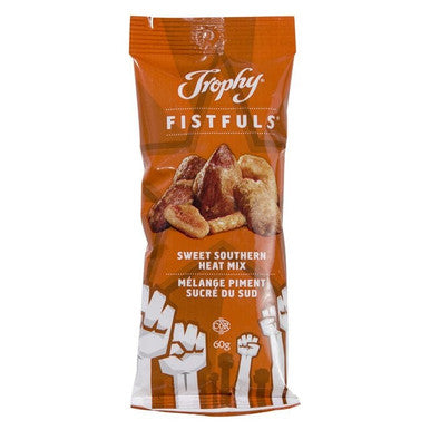 Trophy Fistfuls Sweet Southern Heat Snack Mix | 60G/Unit, 48 Units/Case