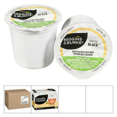 Higgins & Burke Tea Black Roaring Capsule 8 Grams (96/Case) - Canadian Made