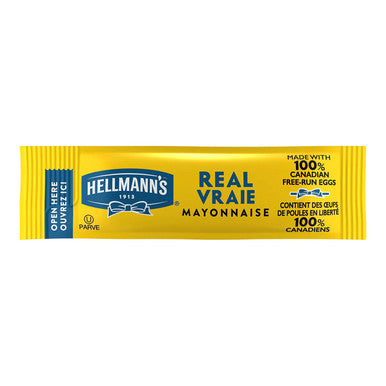 Hellmann's Real Mayonnaise, Stickpack Portions | 11ML/Unit, 210 Units/Case