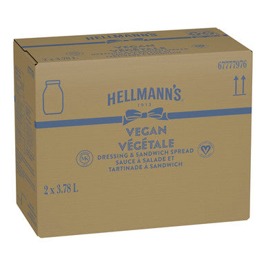 Hellmann's Mayonnaise, Vegan | 3.78L/Unit, 2 Units/Case