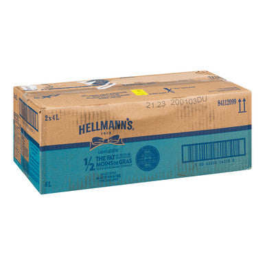 Hellmann's Mayonnaise, 1/2 Fat | 4L/Unit, 2 Units/Case