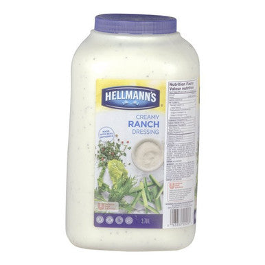 Hellmann's Creamy Ranch Dressing, Gluten Free | 3.78L/Unit, 2 Units/Case